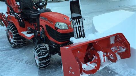 Kubota BX25 with Snow Blower attachment ... | Snow blower, Kubota, Snow