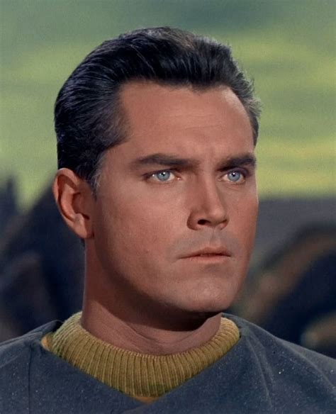 Jeffrey Hunter as Capt. Christopher Pike in the original "Star Trek" pilot - "The Cage" (1965 ...