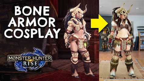 How I finished my Bone Armor Cosplay | Monster Hunter Rise - YouTube