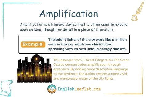 What is Amplification in Literature (Examples & Functions) - EnglishLeaflet