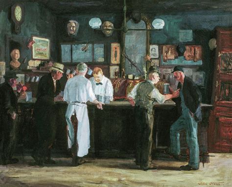 McSorleys Bar John Sloan 1912 Painting by Joan Sloan - Pixels