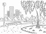 Park In The Lines Coloring Page sketch template