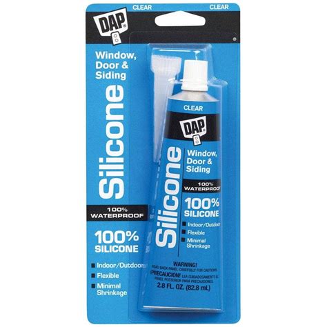 DAP® All-Purpose 100% Silicone Rubber Sealant, Clear