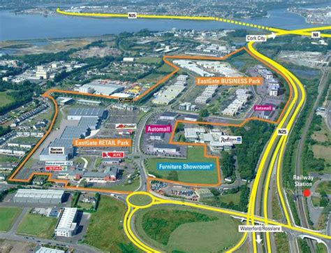 Eastgate Park Aerial Map - Eastgate Retail Park