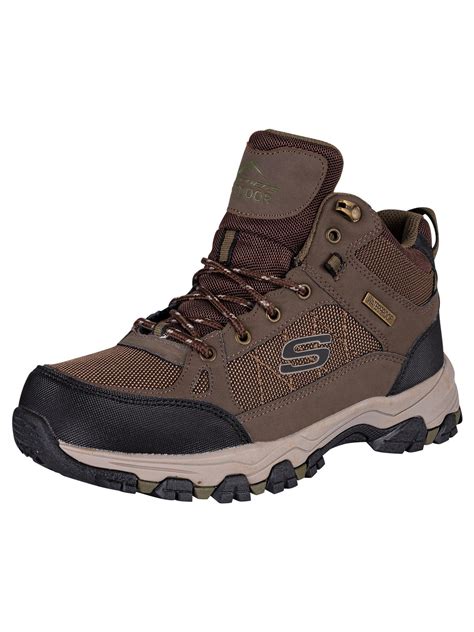 Skechers Outdoor Selmen Melano Relaxed Waterproof Boots in Brown for ...