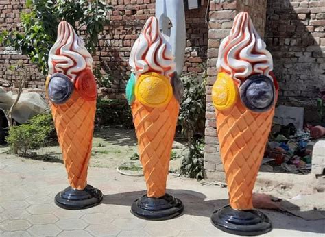 Fiberglass Ice Cream Cone Statue For Outdoor at Best Price in Firozpur ...