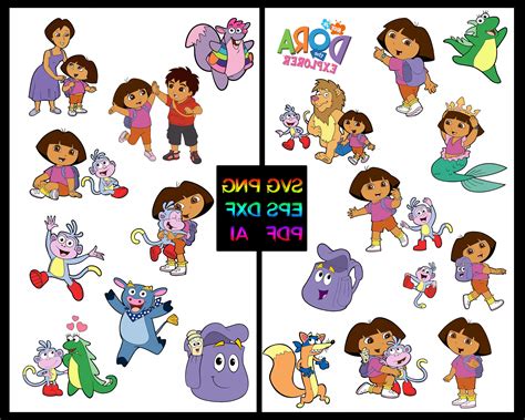 Dora The Explorer Vector at Vectorified.com | Collection of Dora The ...