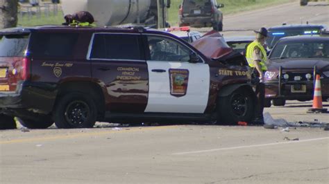 Minnesota State Patrol trooper seriously injured in crash | MPR News