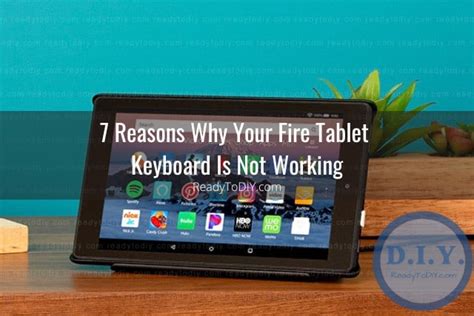 Fire Tablet Keyboard Not Working (How to Fix) - Ready To DIY