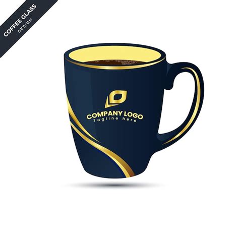 Premium Vector | Coffee or tea cup design template