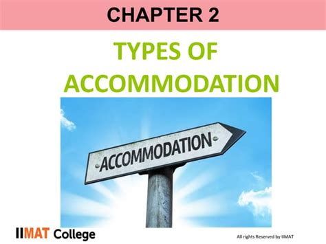 Types of Accommodation | PPT