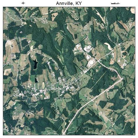 Aerial Photography Map of Annville, KY Kentucky