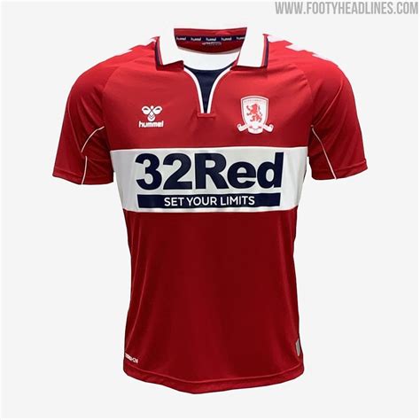 Middlesbrough 20-21 Home & Away Kits Released - Footy Headlines