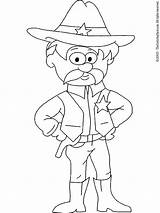 Sheriff Coloring Pages Printable Coloring sketch template