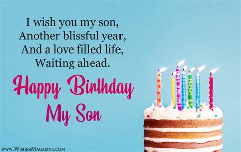 Happy Birthday Wishes Messages For Son