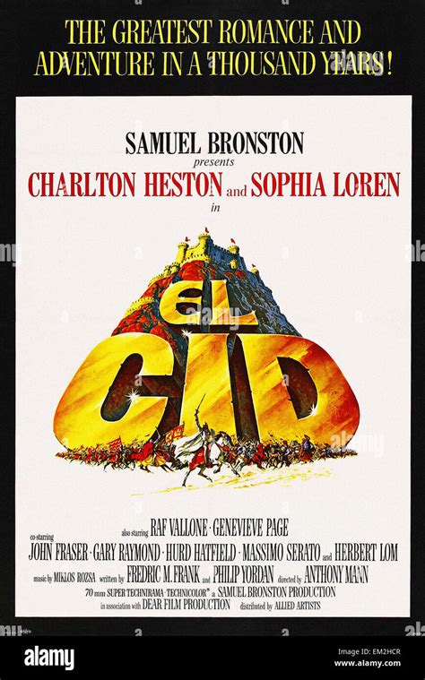 El cid movie poster hi-res stock photography and images - Alamy