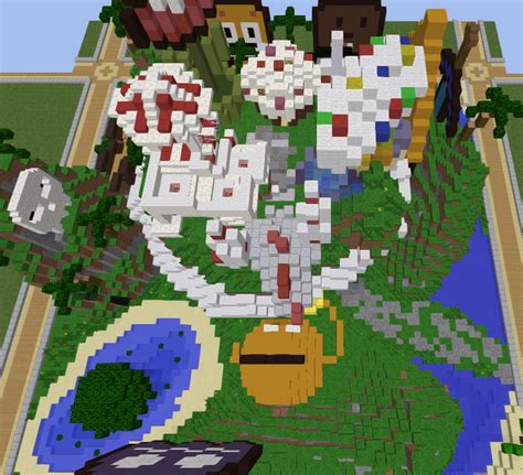 Creative Pixel Art Spawn [GREAT SPAWN!] Minecraft Map