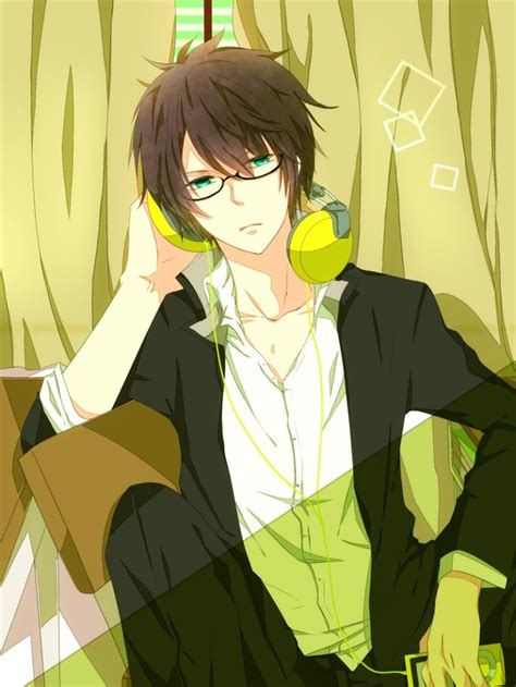 Anime boy with glasses Anime Guys With Glasses, Hot Anime Guys, I Love Anime, Anime Boys, Guys ...