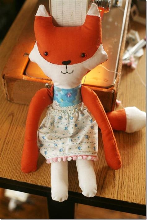 Plush-Fox-Pattern | AllFreeSewing.com