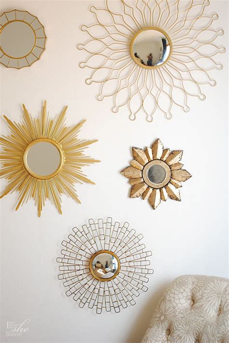 Starburst mirror wall | Starburst mirror wall, Starburst mirror, Mirror ...