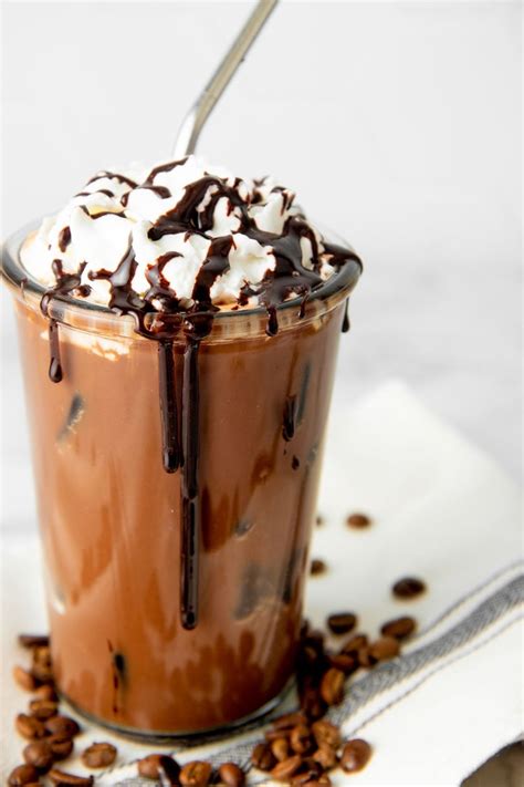 Easy Iced Mocha Recipe with DIY Mocha Syrup | Wholefully