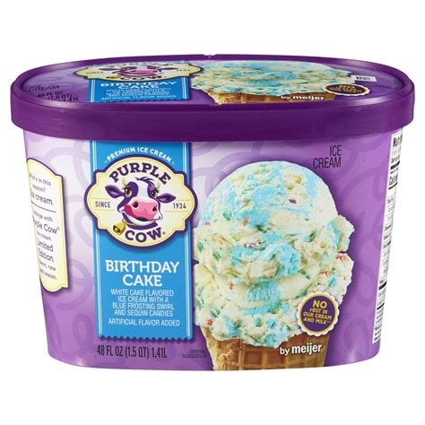 Meijer Purple Cow Ice Cream Reviews - All About Cow Photos