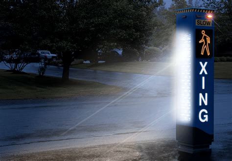 Pedestrian Crosswalk Sign System – Unique Multi-Signal Pedestrian Warning System