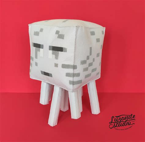 Peluche grande inspirado en el Ghast de Minecraft hecho a mano | Etsy