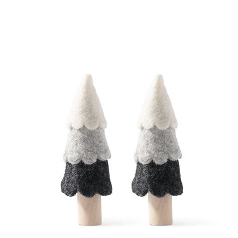 WOW X-mas tree | 100% wool | Grey 2-pack | Aveva design