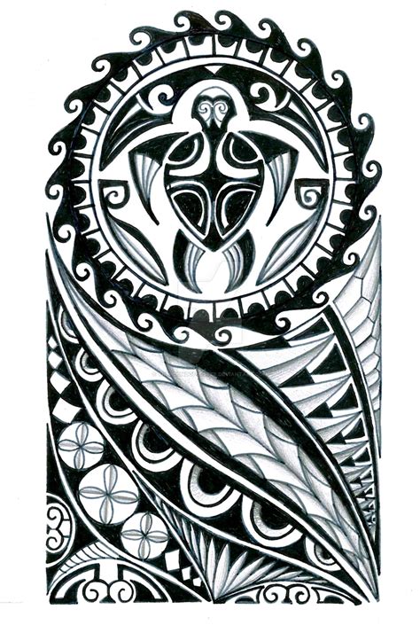 Polynesian Tribal Drawings - ClipArt Best