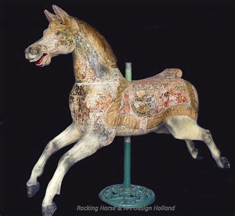 Antique Lines Carousel horse for sale: rare G&J Lines 1880's Fairground ...