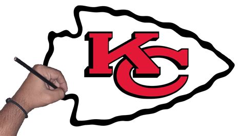 How to draw the logo of Kansas City Chiefs - YouTube