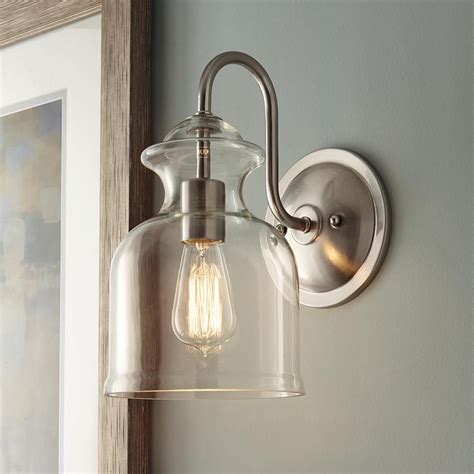 Home Decorators Collection 1-Light Brushed Nickel Wall Sconce-7943HDC ...