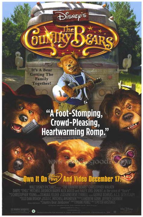 The Country Bears - movie POSTER (Style B) (27" x 40") (2002) - Walmart.com