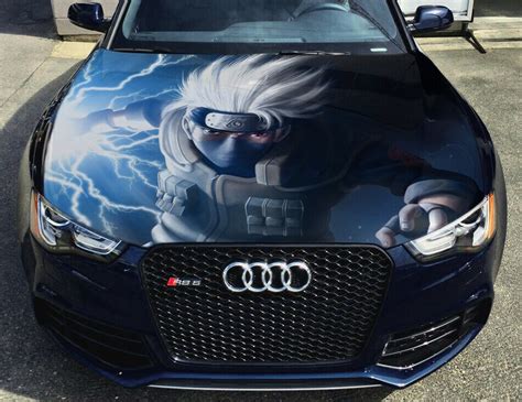 Vinyl Car Hood Wrap Color Graphics Decal Anime Boy Manga Naruto Sticker - Graphics Decals