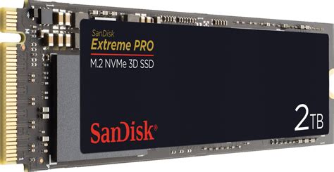 Best Buy: SanDisk Extreme PRO 2TB Internal SSD PCIe Gen 3 x4 NVMe SDSSDXPM2-2T00-G25