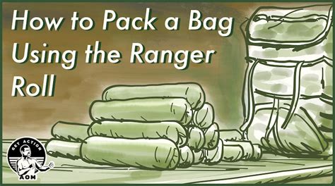 How to Pack a Bag Using the Ranger Roll | The Art of Manliness