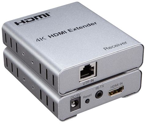 4K HDMI over Cat5e / Cat6 Extender with IR, 50m - Lms Data | CPC