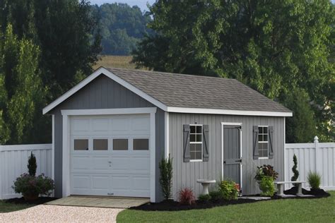 Single Car Garages from Sheds Unlimited