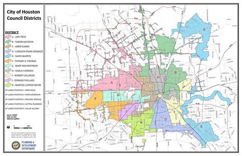 Houston Council District Map - Aggie Arielle