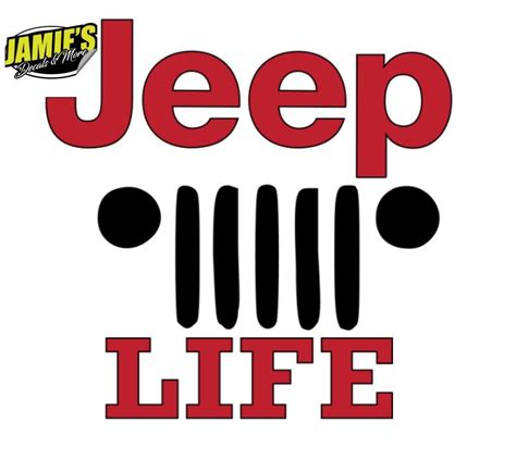 Jeep Life Decal - Jeep Decal - Color Options - Size Options - Magents # ...