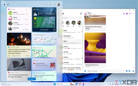 How to set up the new Facebook Messenger widget on Windows 11