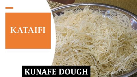 How to make Kunafa Dough at home| Arabic Kanafeh Dough| Homemade Kunafa Dough| Shredded Phyllo ...