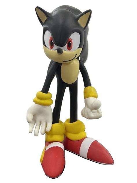 Boneco Sonic Shadow Preto Action Figure Articulado 26cm