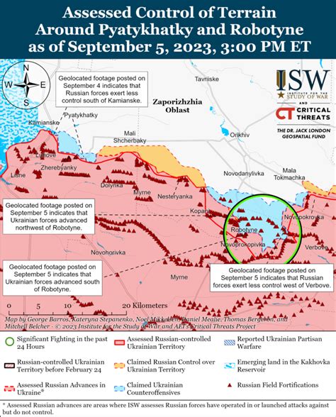 Russian Forces Acknowledge ‘Tactical Retreat’ from Robotyne Amid Advances by Ukrainian Troops ...