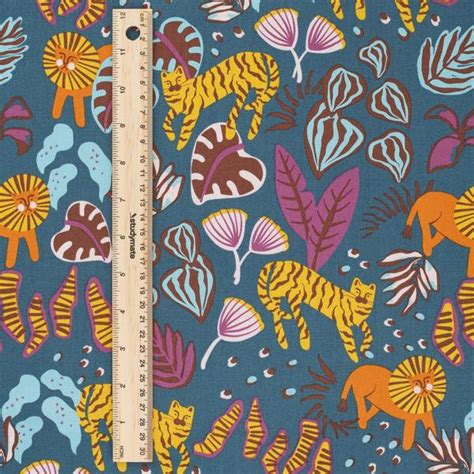 Nerida Hansen Wild Big Cats - BecksFabrics - Canadian Fabric Store