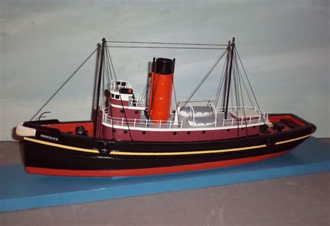 *NEW* HO Scale - 1907 Tug Boat Hercules San Francisco Ship Model ...