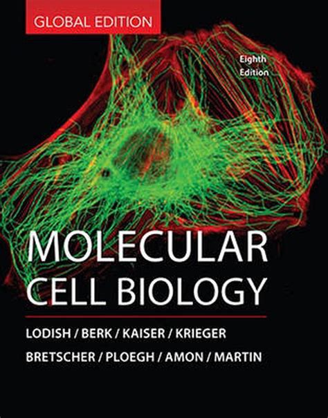 Molecular Cell Biology, 8th Edition by Arnold Berk, Hardcover ...