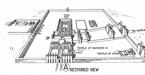 Temple of Amun Plan, Karnak (Illustration) - World History Encyclopedia