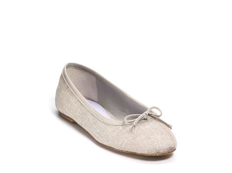 Delman Faye Ballet Flats in Beige (Chino) | Lyst